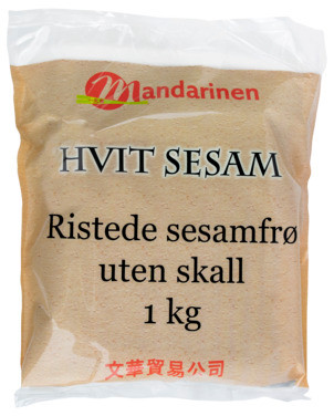 Sesamfrø Hvit 1000g Mandarinen