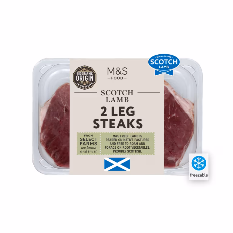 M&S Scotch Lamb Leg Steaks