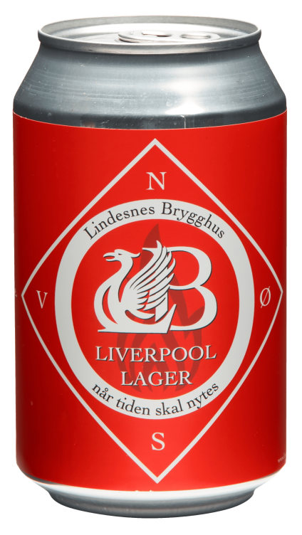 Liverpool Lager 0,33l boks Lindesnes Brygghus