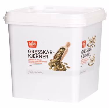Gresskarkjerner, boks 3 kg
