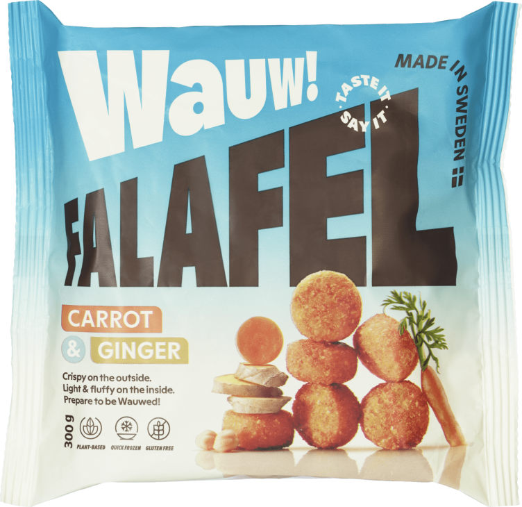 Falafel Carrot&Ginger 300g Wauw!