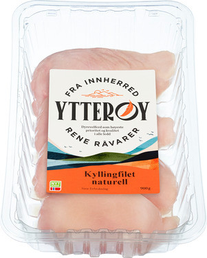 Kyllingfilet Naturell 900g Atm