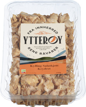 Grillet Kylling Salatkjøtt Krydret 1000g