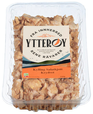 Grillet Kylling Salatkjøtt Krydret 1000g