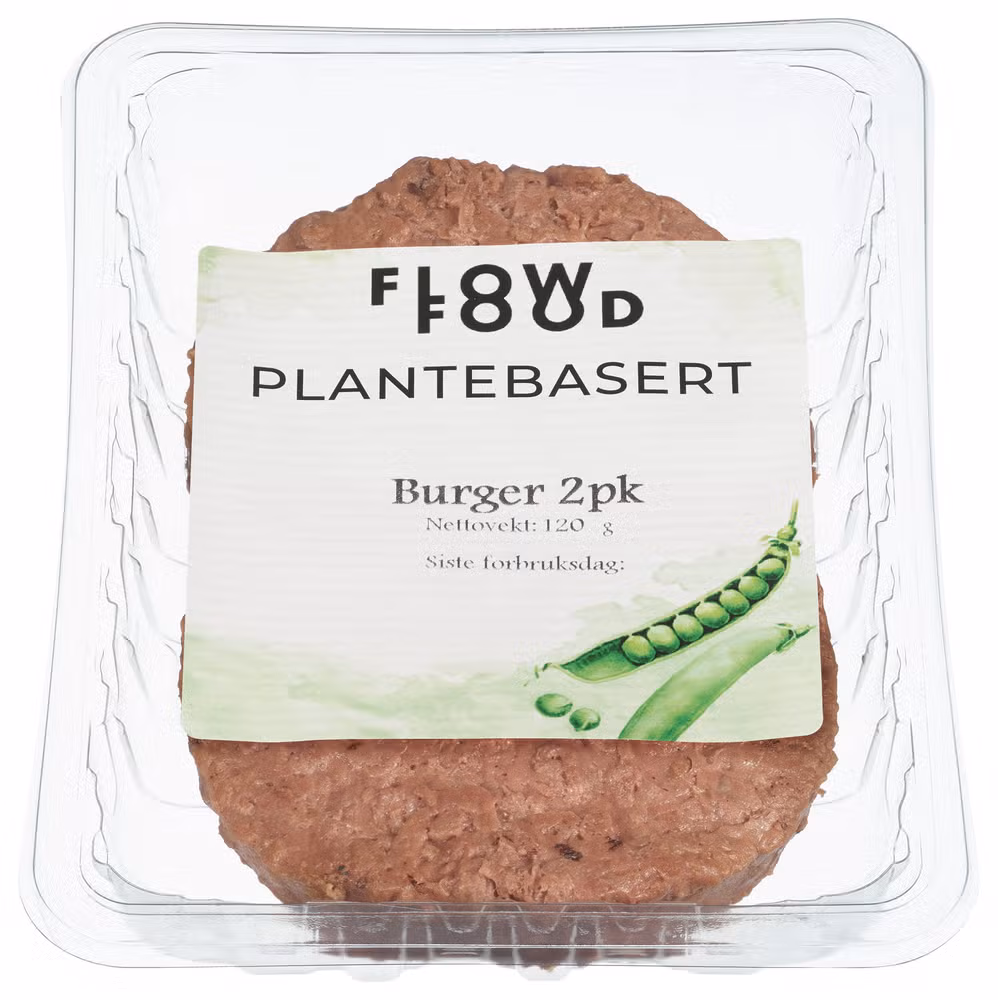 Plantebaserte burgere 2 stk