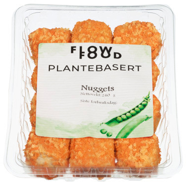Plantebasert Nuggets 240g i Eske