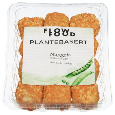Plantebasert Nuggets 240g i Eske