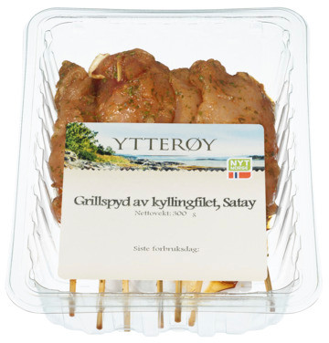 Grillspyd av Kyllingfilet Satay 300g