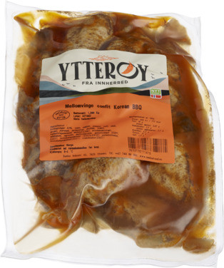 Mellomvinge Confit Korean Bbq 4,8 kg