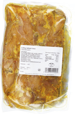 Kylling Lårkjøtt Satay 2,5kg Ytterøy
