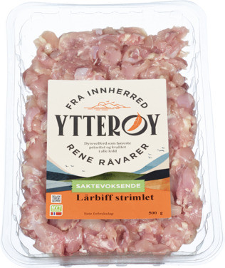 Lårbiff strimlet 500g Ytterøy