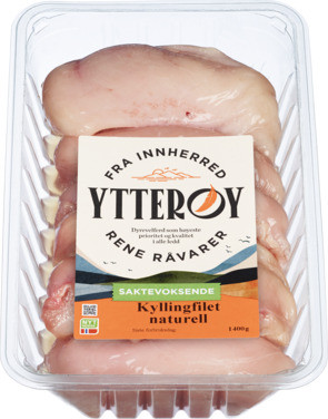Kyllingfilet Naturell 1,4kg Ytterøy