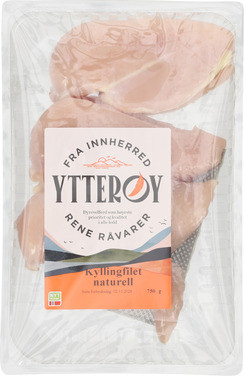 Kyllingfilet Naturell 750g Ytterøy