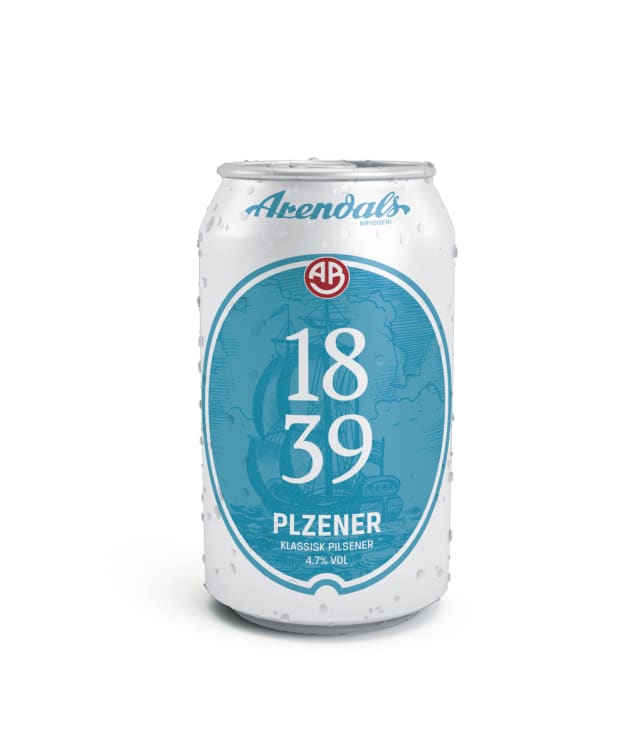 Arendals 1839 Blå 0,33l boks