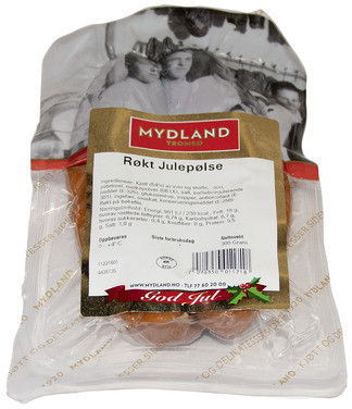 Julepølse 300g Røkt Mydland
