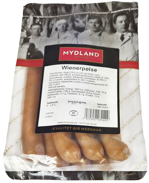 Wienerpølse 400g Mydland