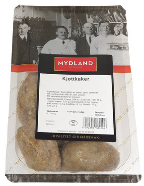 Kjøttkaker 400g Mydland