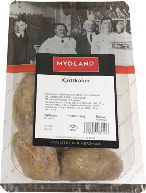 Kjøttkaker 400g Mydland