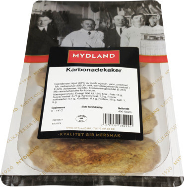 Karbonadekaker 400g Mydland