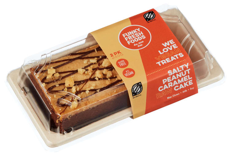 Raw Cake Peanøtt&Karamell 160g Vegansk