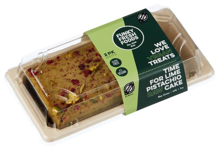 Raw Cake Pistasj&Lime 160g Vegansk