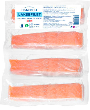 Laksefilet i Lenke 4x125g Frys Fiskeriet