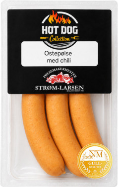 Ost/chili Pølse 3 stk Pr Pk