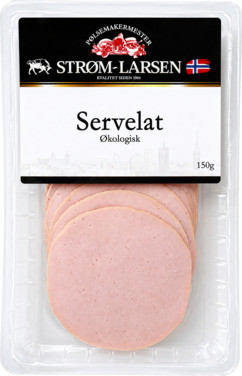 Økologisk Servelat 150g Strøm-Larsen AS