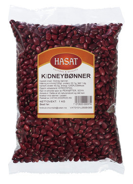 Røde Bønner 1kg Hasat