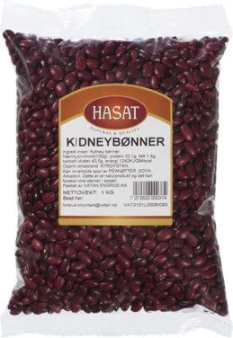 Røde Bønner 1kg Hasat