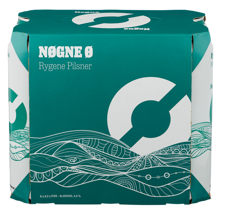 Nøgne Ø Rygene Pilsner 0,5lx6 boks