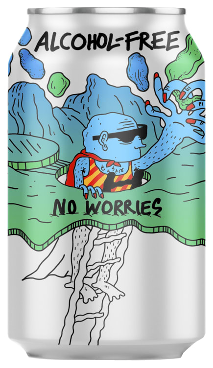 No Worries 0,33l boks Lervig