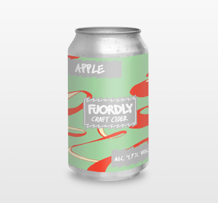 Fjordly Eplecider 0,33l boks Lervig