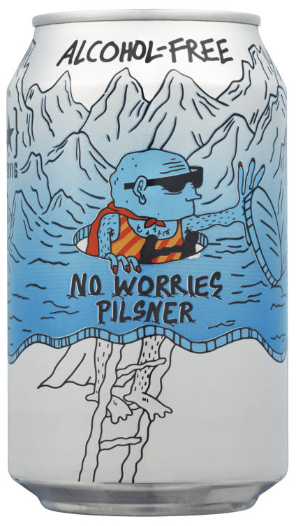 No Worries Pilsner 0,33l boks Lervig
