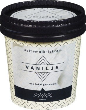 Ekte Vanilje 140ml Storfjord Iskrem