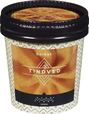 Tindved Sorbet 140ml Storfjord Iskrem