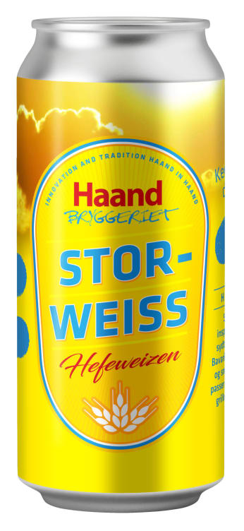 Storweiss Hveteøl 0,44l boks Haandbryggeriet