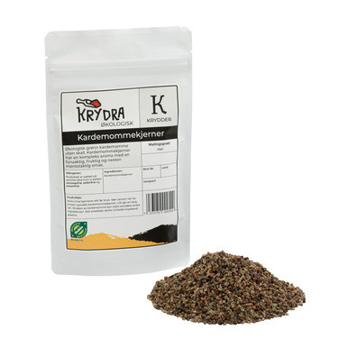 Kardemommekjerner, 50gr Hel, Økologisk Krydra