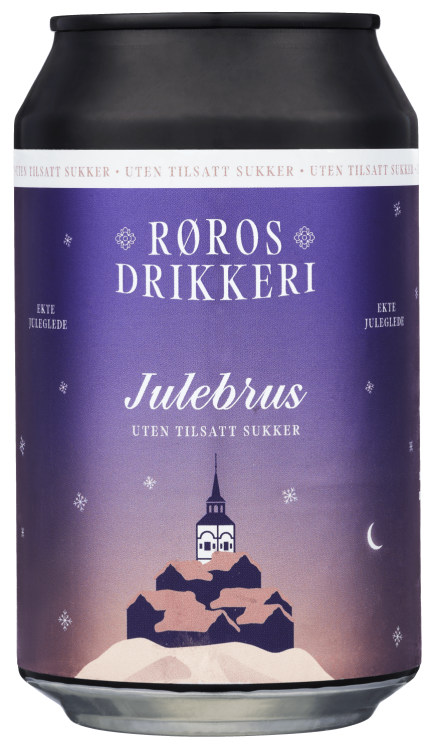 Julebrus u/Tilsatt Sukker 0,33l boks Røros