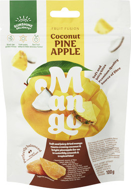 Coconut Pineapple Mango 100g Sunshine Delights