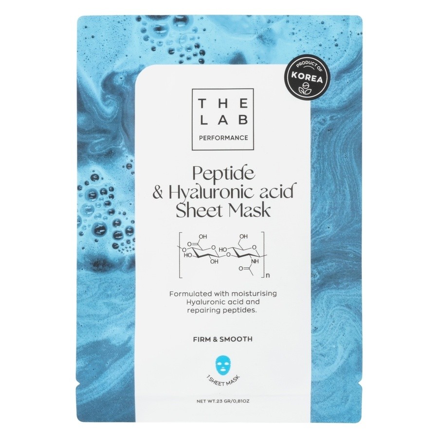 The Lab Preformance Peptides & Hyaluronic Acid Sheet Mask 23g