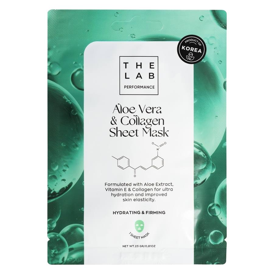 The Lab Performance Aloe Vera & Collagen Sheet Mask 23g