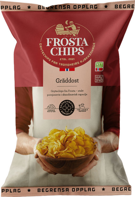 Frostachips Gräddost 150g