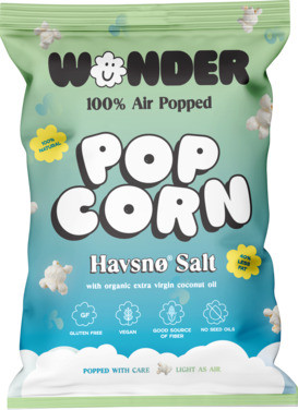 Wonder Popcorn Havsnø Salt 100g