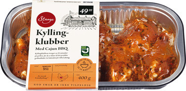 Kyllingklubber Cajun 400g Stange