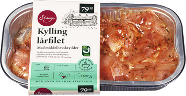 Lårfilet M Middelhavskrydder 300g Stange