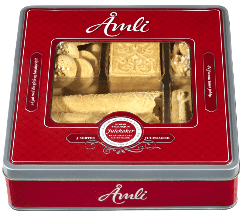 Åmli Julekaker 5 sorter 600g