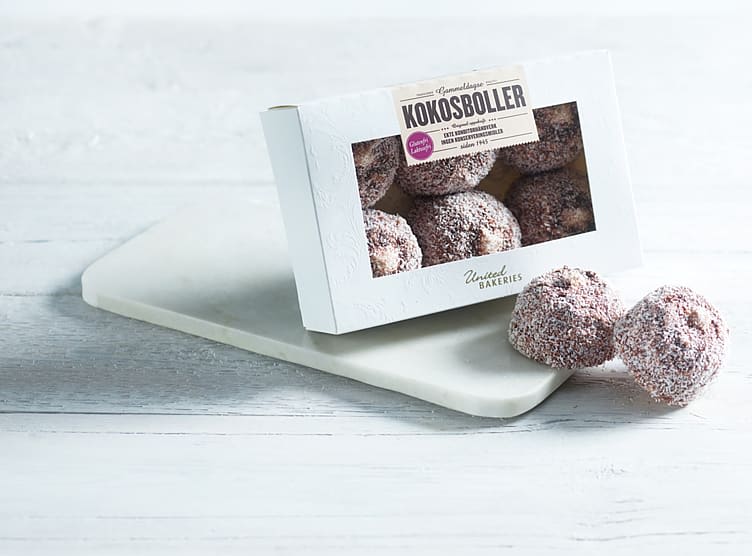 Kokosboller Gammeldagse 6stk United Bakeries