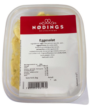 Eggesalat 200g Nødings