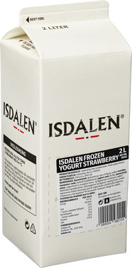 Isdalen Frozen Yogurt Strawberry 2l